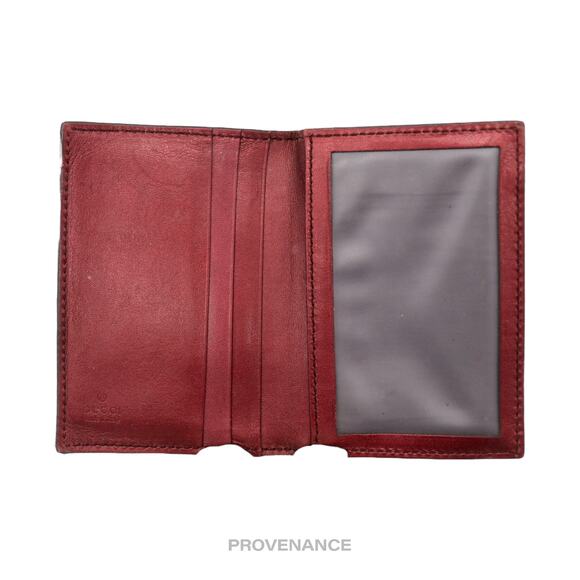 🔴 Gucci Heart Pocket Organizer Wallet - Patent Red Leather - Picture 5 of 7